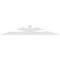 Ekena Millwork Richland Architectural Grade PVC Gable Bracket, 108"W x 18"H x 2"D x 6"F, 4/12 Pitch GBP108X18X0206RIC00 - alternate 2